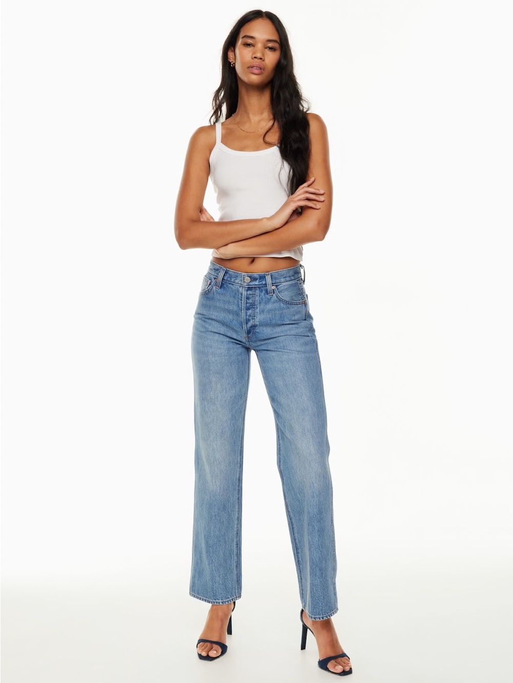 Aritzia Denim Forum The '90s Boy Mid-Rise Loose Jean